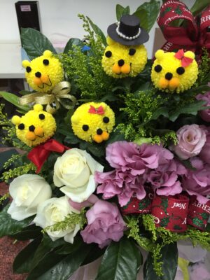 編號:I0005------歡唱頑皮豹花束